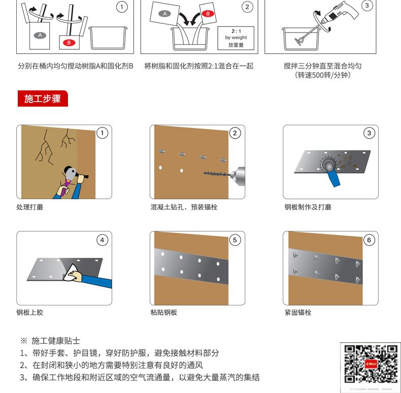 包钢阿鲁科尔沁粘钢加固施工过程